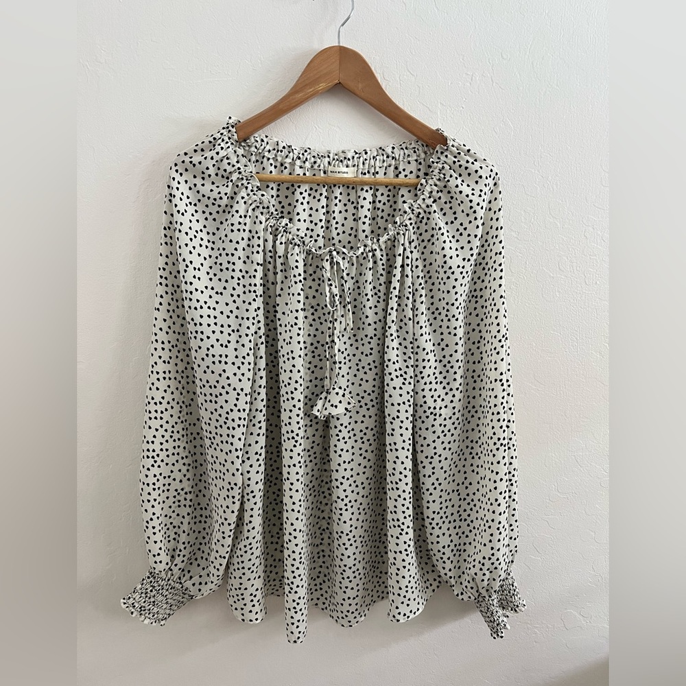 Max Studio Print Blouse